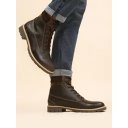 yoho Men Suede Premium Leather Vintage Design Winter Classic Boot M-001