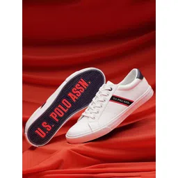 U.S. Polo Assn. Men Solid Comfort Insole Canvas Regular Sneakers