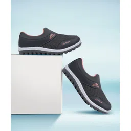 Riya-04 Grey Peach Sports Shoes,Gym Shoes,Casual Shoes,Walking Shoes, Running Shoes For Women