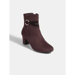 LEMON & PEPPER Women Block-Heeled Regular Boots