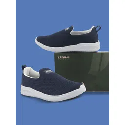 Lakhani Vardaan Men Canvas Woven Design Slip-On Sneakers