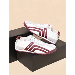 GAS Men Colourblocked PU Sneakers