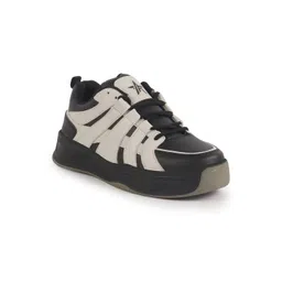 FAUSTO Men Colourblocked Lightweight PU Sneakers