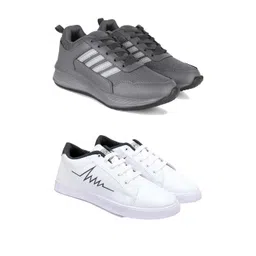 DRACKFOOT Men Non-Marking Running Sports Shoes