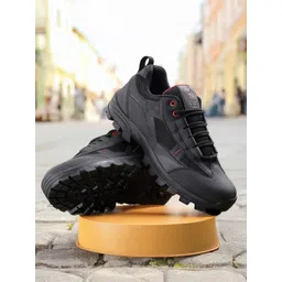 bacca bucci Forest Low-Top Hiking Boots For Men Black UK 6