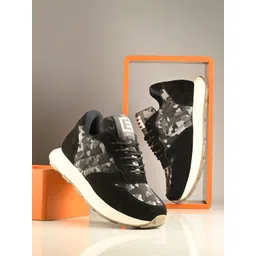 Eego Italy Men Suede Colourblocked Lace-Up Sneakers