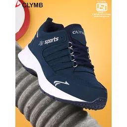 Cosco Blue Light Weight With EVA Sole Running Shoes For Men