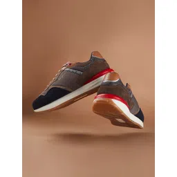 Pepe Jeans Men Anti-Skid Colourblocked Lace-Ups Sneakers