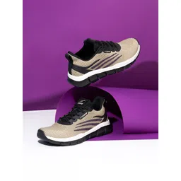 FURO by Red Chief Men Taupe Mesh Running Sports Shoes