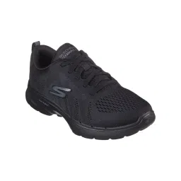 SKECHERS Women Go Walk 6 Black Walking Shoes