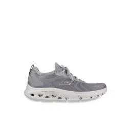 Skechers Men's GO RUN GLIDE-STEP FLEX-RADAR Light Grey Running Shoes