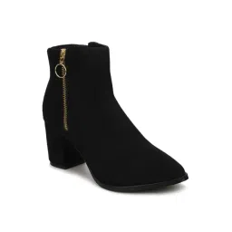 Truffle Collection Women's Black Casual Booties