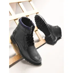 Clog London Men's Black Derby Boots