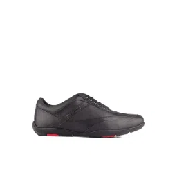 Red Chief Men's Black Casual Sneakers