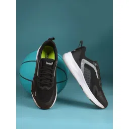 Liberty Men's Leap7X EVELSTER-E Black Running Shoes