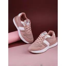 Campus Women's NITRO FLY Peach & White Running Shoes