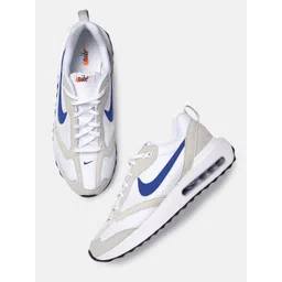 Nike Men White & Beige AIR MAX DAWN Sneakers