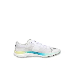 Puma Men's White & Mint Melt Propio NITRO Running Shoes