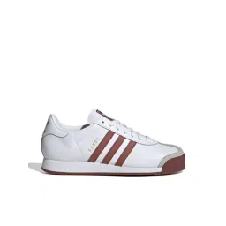 Adidas Originals Men's SAMOA White & Maroon Sneakers