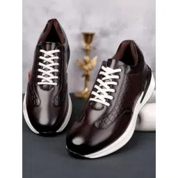 Louis Stitch Men's Brown Casual Sneakers