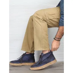 Atesber by Inc.5 Men's Blue Chukka Boots