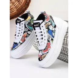 Prolific Women's Multicolor Ankle High Sneakers