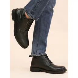 yoho Men High-Top Premium Leather Winter Classic Boot M-003