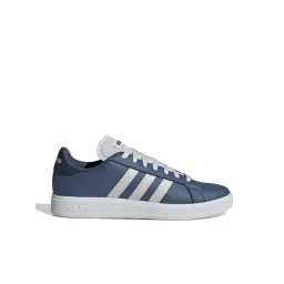 adidas Men's GRAND COURT TD Blue & White Sneakers