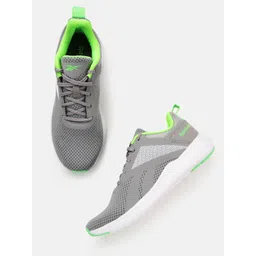 Reebok Men Grey Woven Design Mainland Running Shoes