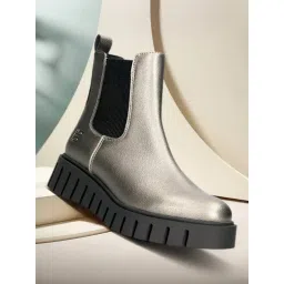 Bagatt Women's Benisha Grey Chelsea Boots