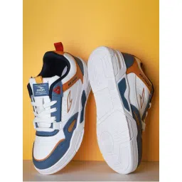 Asian Men's TANGO-01 White & Grey Sneakers