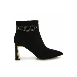 London Rag Women's Black Casual Booties