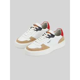 Pepe Jeans Men PU Colourblocked Sneakers