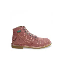 Kickers Women's LEGEND-IN Pink Chukka Boots