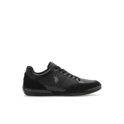 U.S. Polo Assn. Men's Black Casual Sneakers