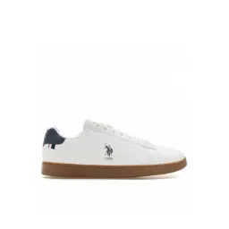 U.S. Polo Assn. Men's White Casual Sneakers