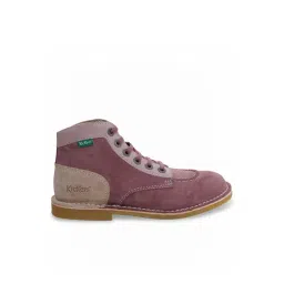 Kickers Women's LEGEND-IN Pink Beige Chukka Boots