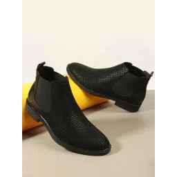 Carlton London Men's Black Chelsea Boots