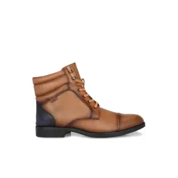 Hitz Men's Tan Derby Boots