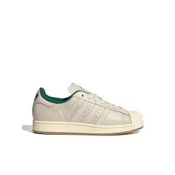 Adidas Originals Unisex SUPERSTAR II Beige & Green Sneakers
