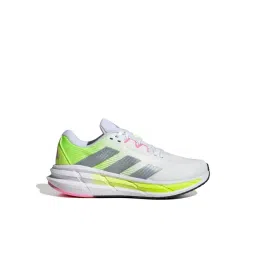 adidas Women's QUESTAR 3 W White, Green & Pink Running Shoes