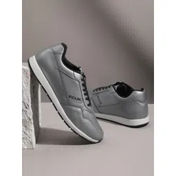 FCUK Men Brand Logo Detail Round-Toe Everyday Sneakers