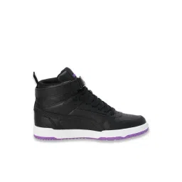 Puma Men's RBD Game Black & Ultraviolet Ankle High Sneakers