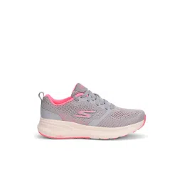 Skechers Women's Go Run Ride 7 Grey & Coral Running Shoes
