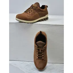 Woodland Men's Brown Casual Sneakers