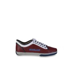 Woodland Men's Ox-Blood & White Sneakers