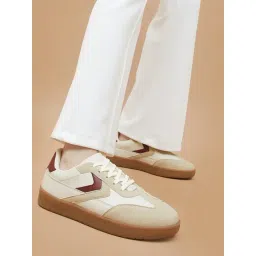 Ginger by Lifestyle Women's Beige Sneakers