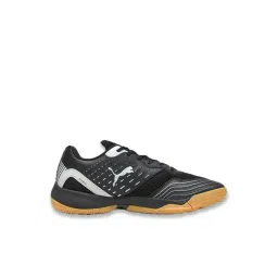 Puma Unisex Black & Cool Light Grey PROFOAM Solarflash III Indoor Court Shoes