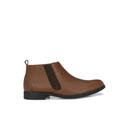 Hitz Men's Tan Chelsea Boots