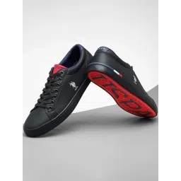 U.S. Polo Assn. Men's ANTON 4.0 Black Sneakers